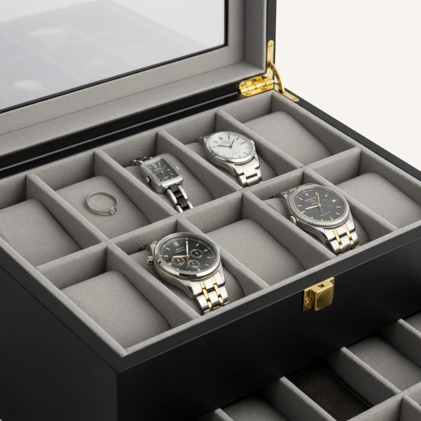 Boîte à Montres 20 Montres – Roseraie