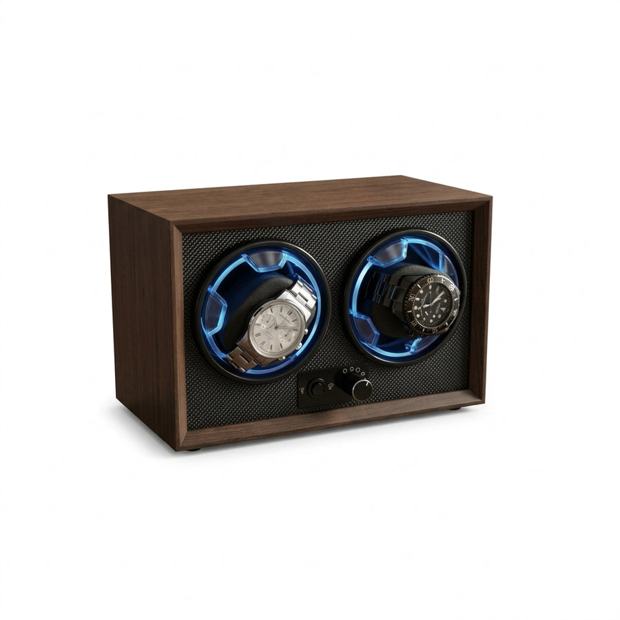 Remontoir Automatique 2 Montres – Symphonie Dorée