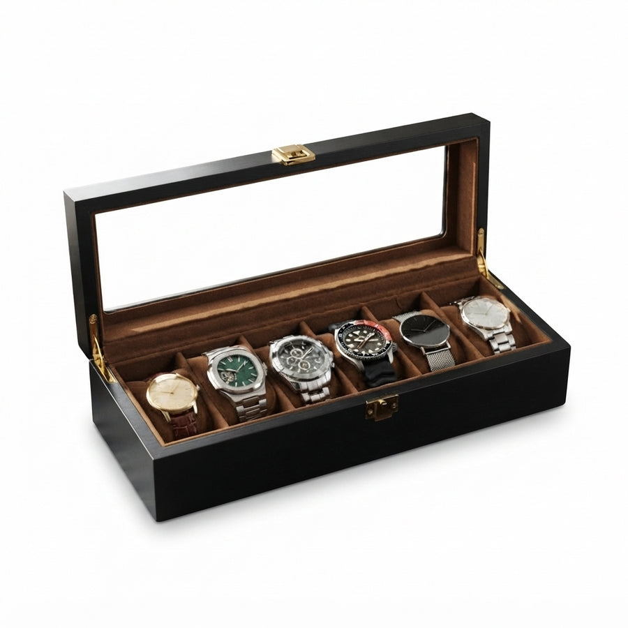 Boîte à Montres 6 Montres – Étape Précieuse