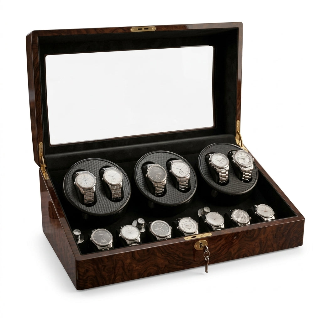 Remontoir Automatique 6 Montres – Rotation Noble