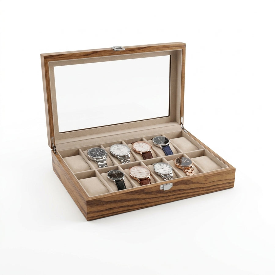 Boîte à Montres 12 Montres – Écrinor