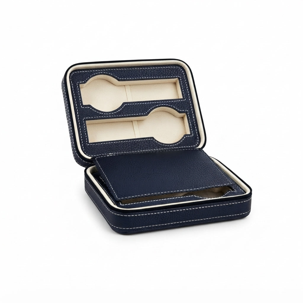 Étui à Montres 4 Montres – Voyage Discret