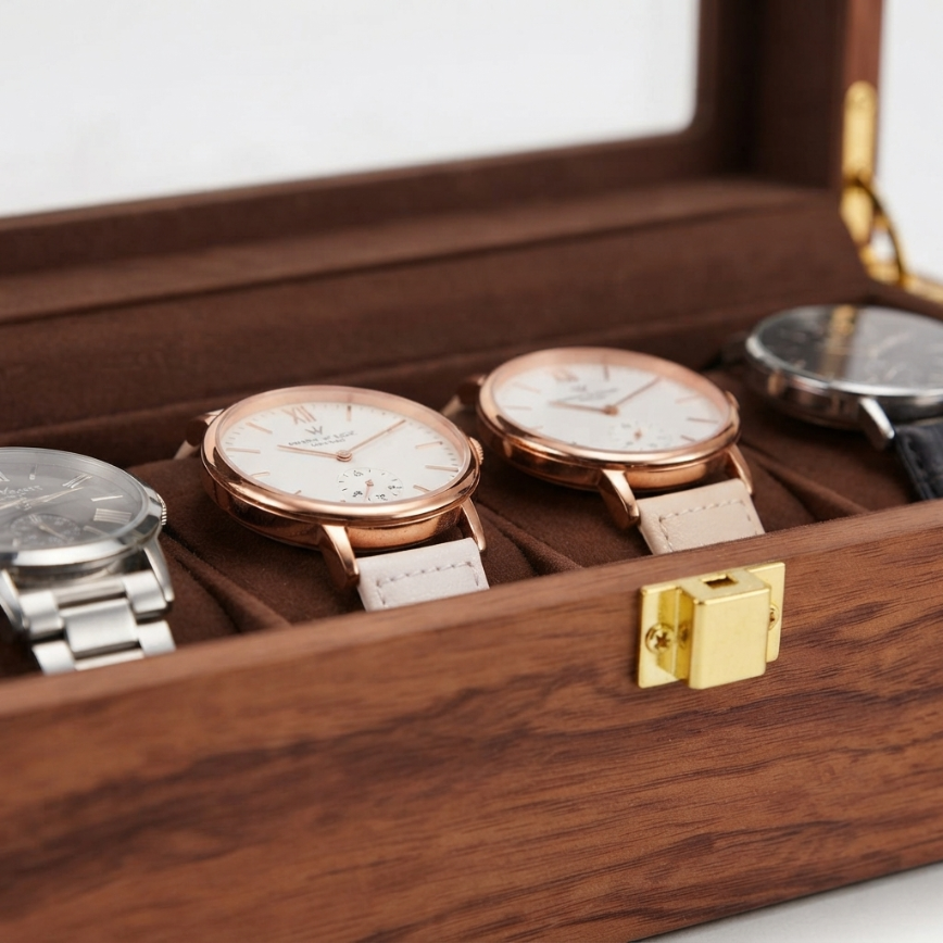 Boîte à Montres 6 Montres – Ivoire