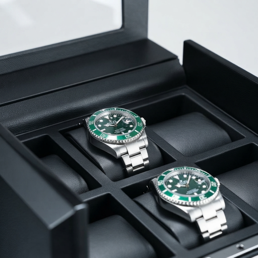 Boîte à Montres 6 Montres – Onyxel