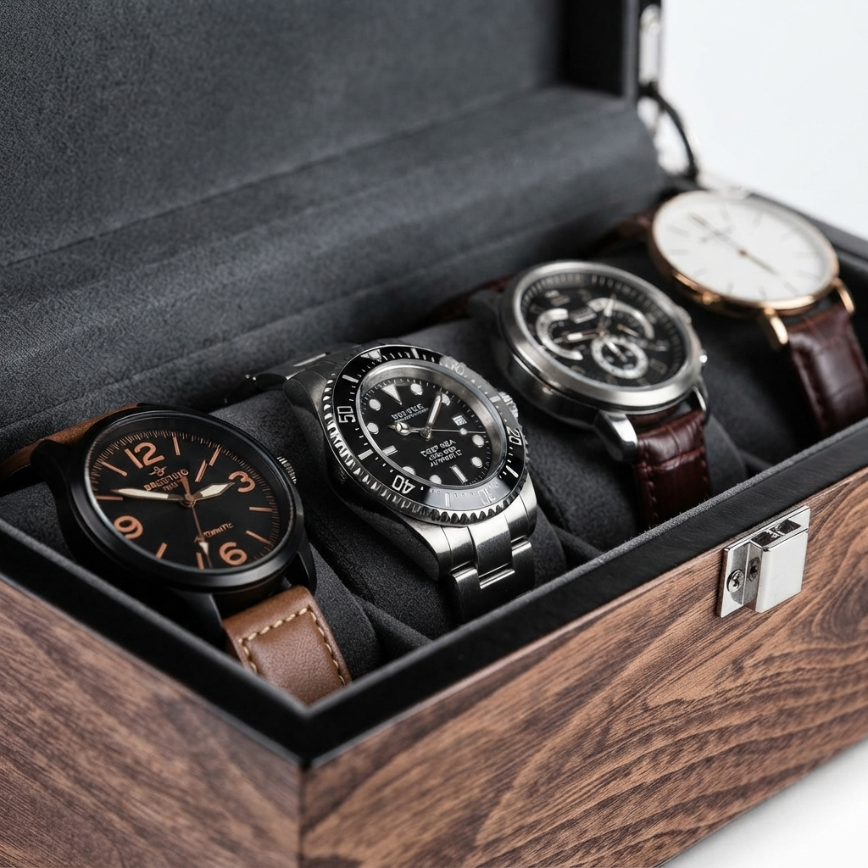 Boîte à Montres 4 Montres – Ombrage