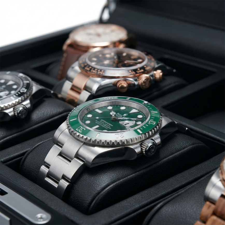 Boîte à Montres 6 Montres – Onyxel
