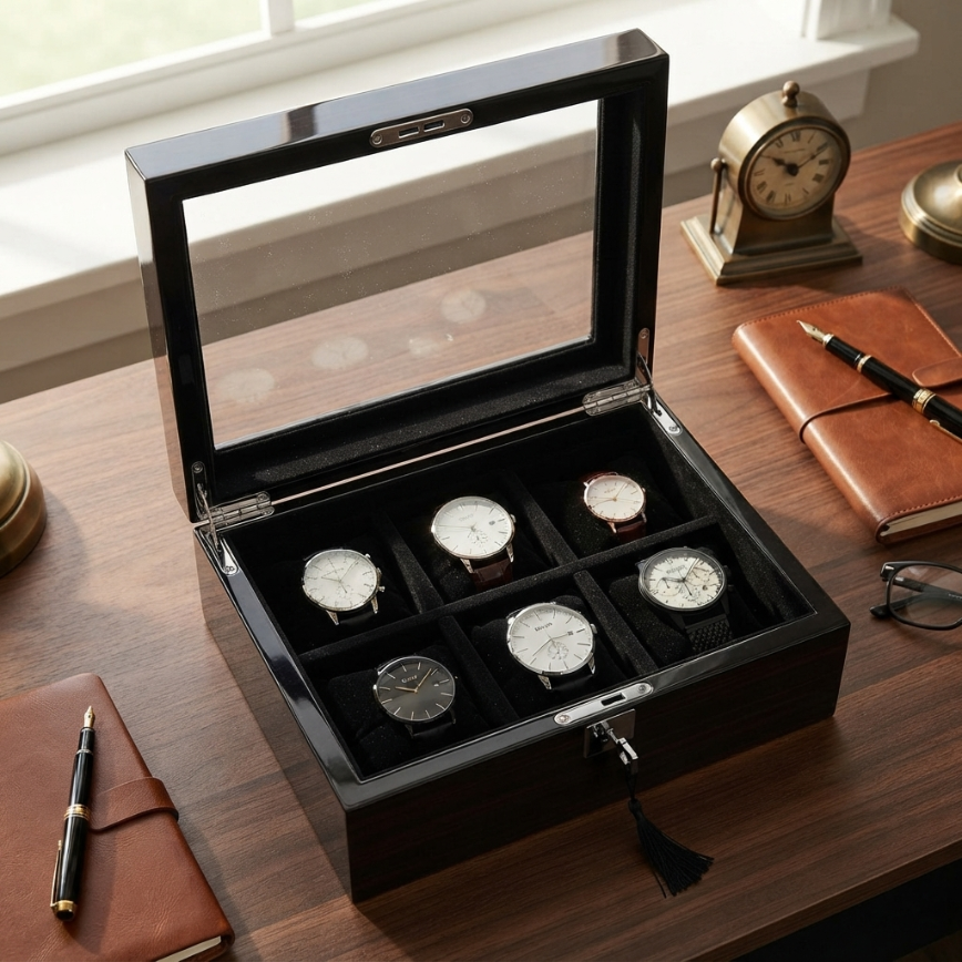 Boîte à Montres 6 Montres – Sylvestre