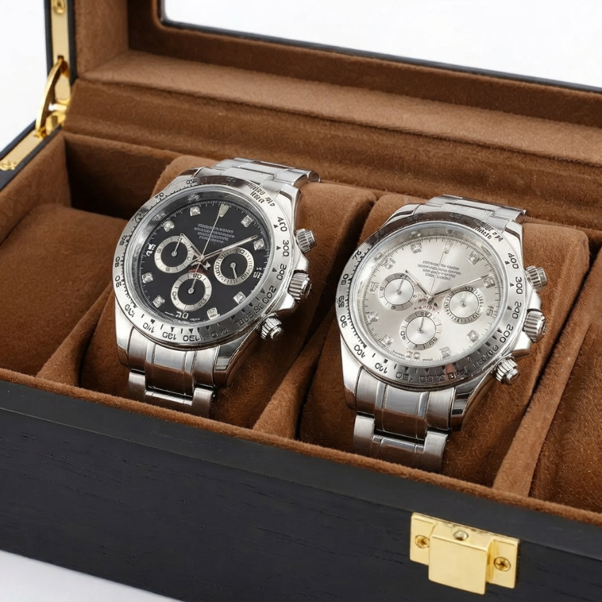 Boîte à Montres 6 Montres – Étape Précieuse