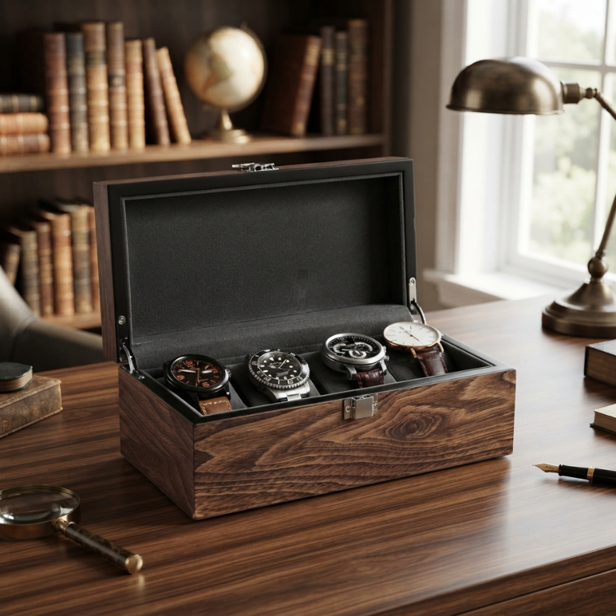 Boîte à Montres 4 Montres – Ombrage