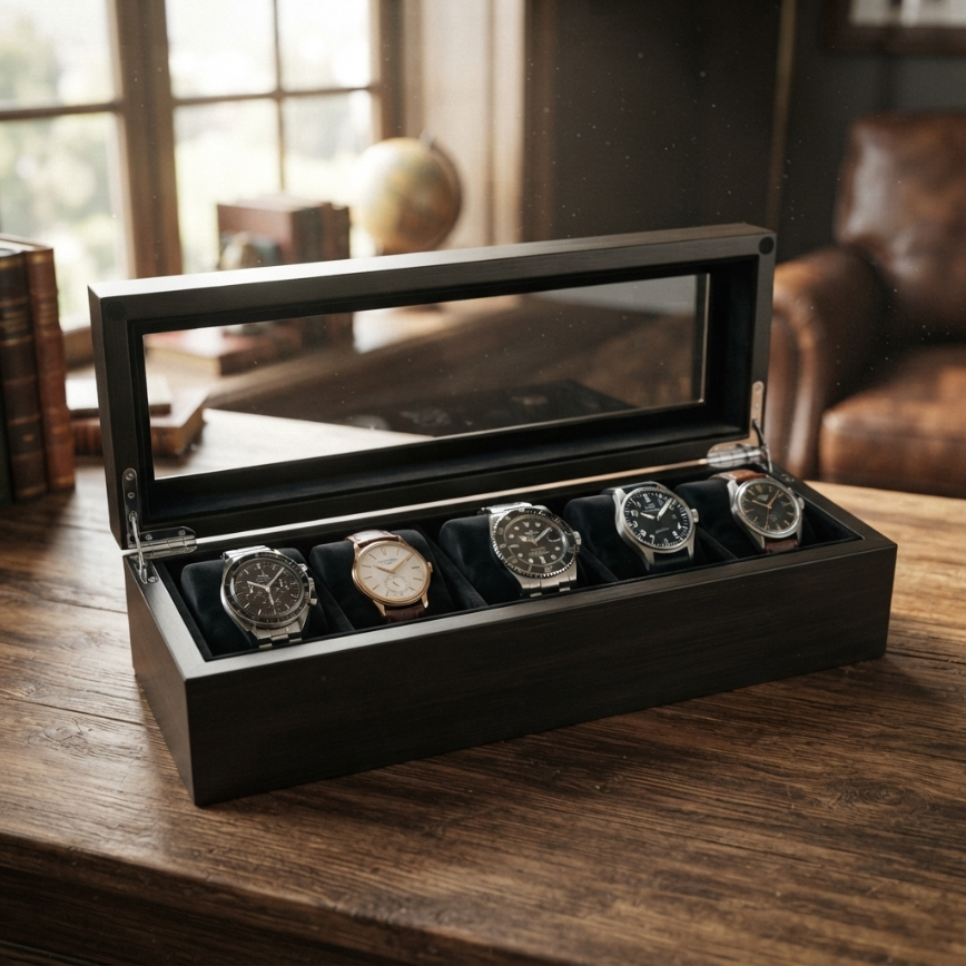 Boîte à Montres 5 Montres – Frênoble