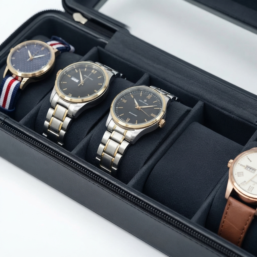 Boîte à Montres 6 Montres – Ébenoire