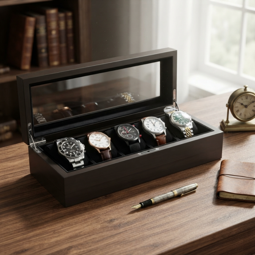 Boîte à Montres 5 Montres – Frênoble