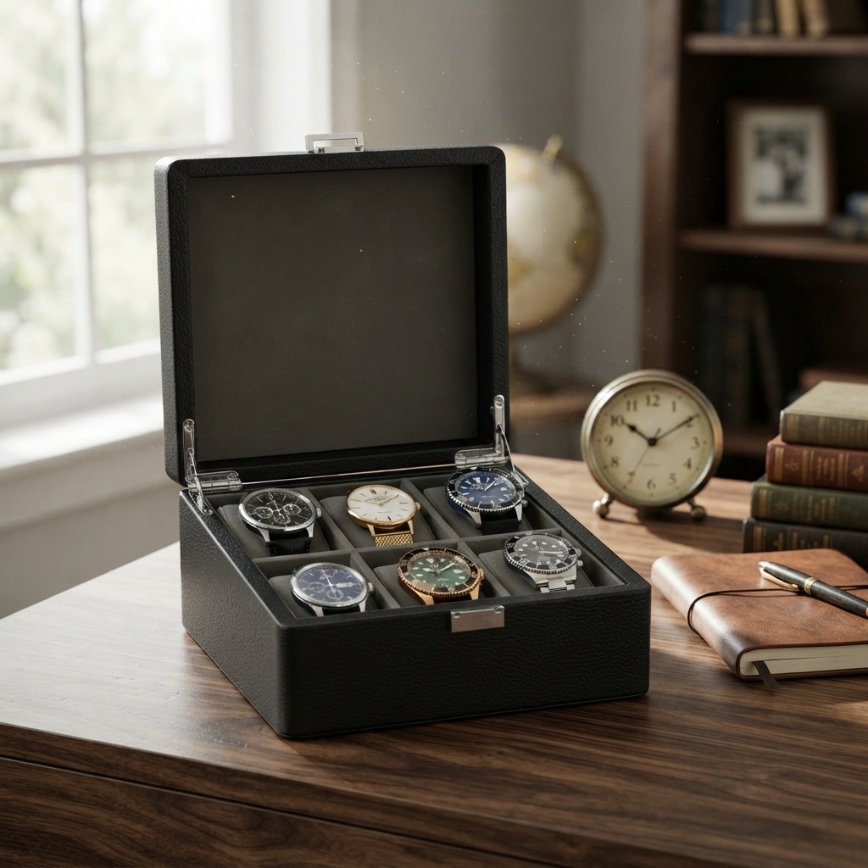 Boîte à Montres 6 Montres – Nacreuse
