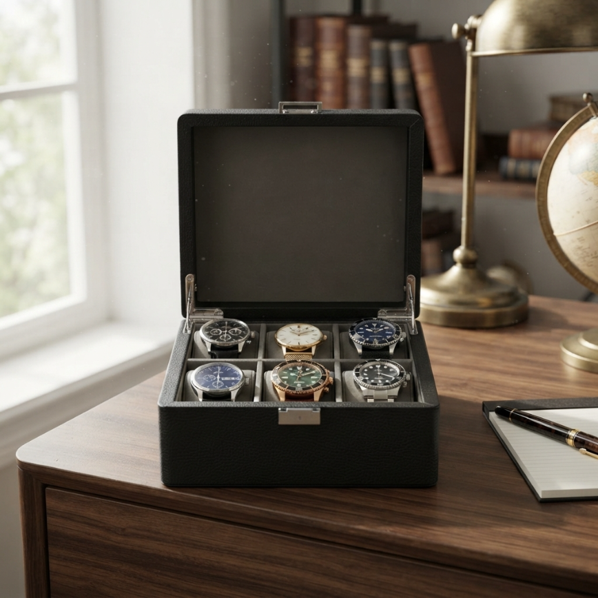 Boîte à Montres 6 Montres – Nacreuse
