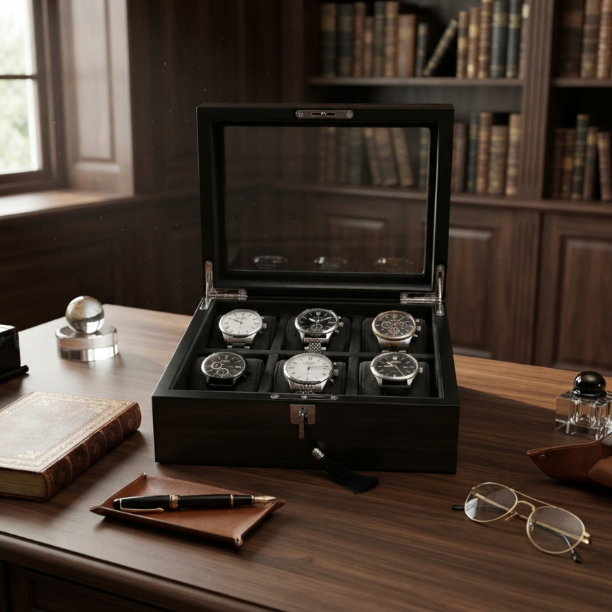 Boîte à Montres 6 Montres – Sylvestre