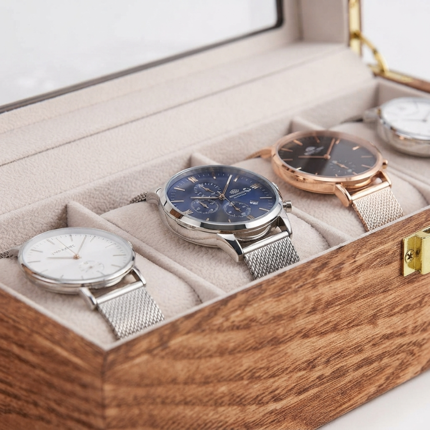 Boîte à Montres 6 Montres – Topazine