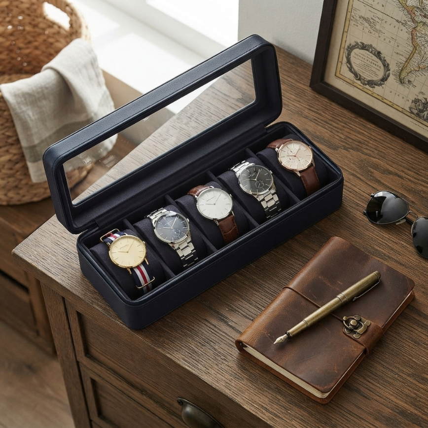 Boîte à Montres 6 Montres – Ébenoire