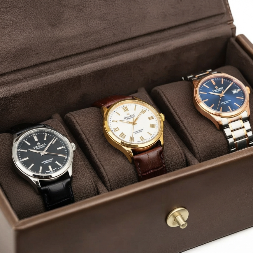 Boîte à Montres 3 Montres – Palombe
