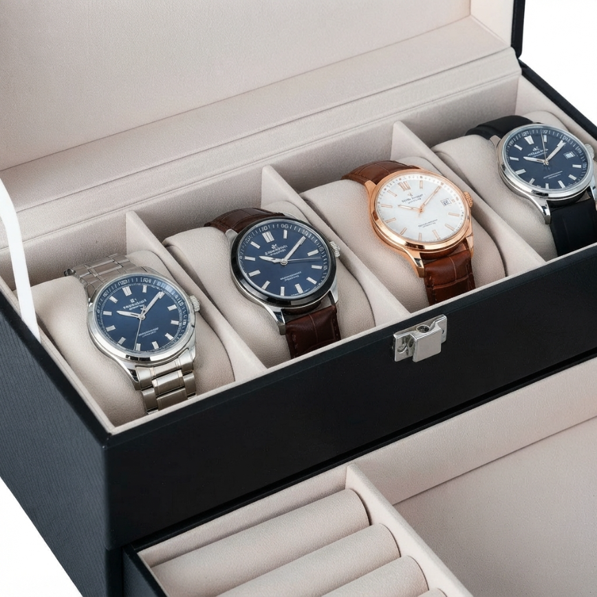 Boîte à Montres 4 Montres – Etainoir