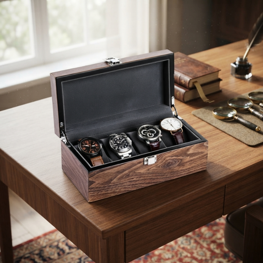 Boîte à Montres 4 Montres – Ombrage