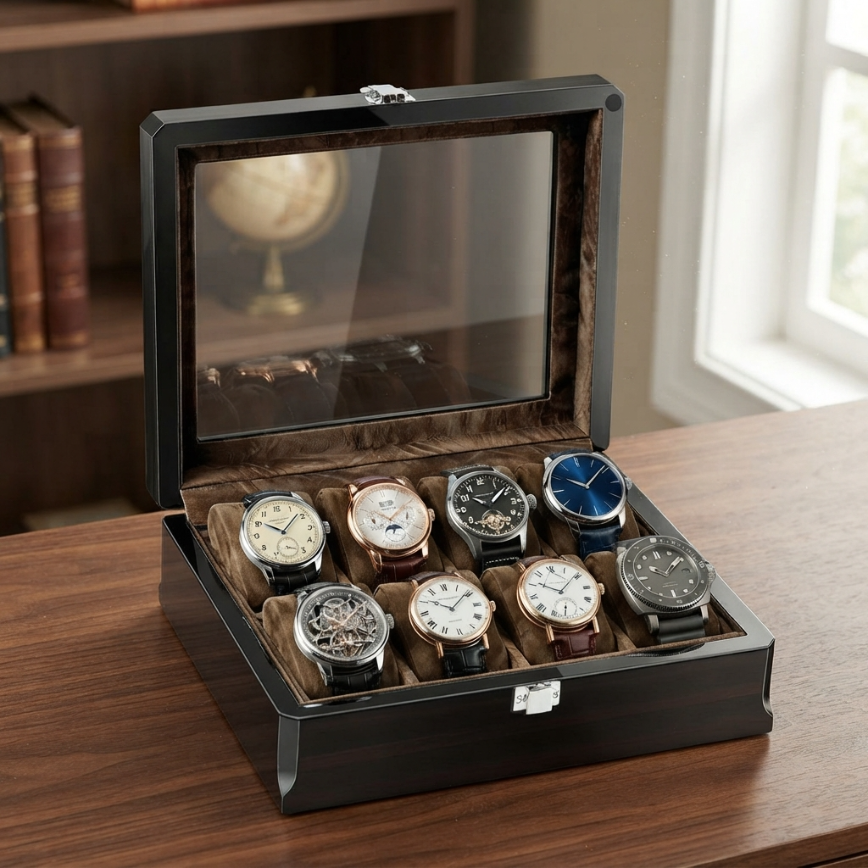 Boîte à montres Boîte à Montres 8 Montres – Coffre du Gentleman
