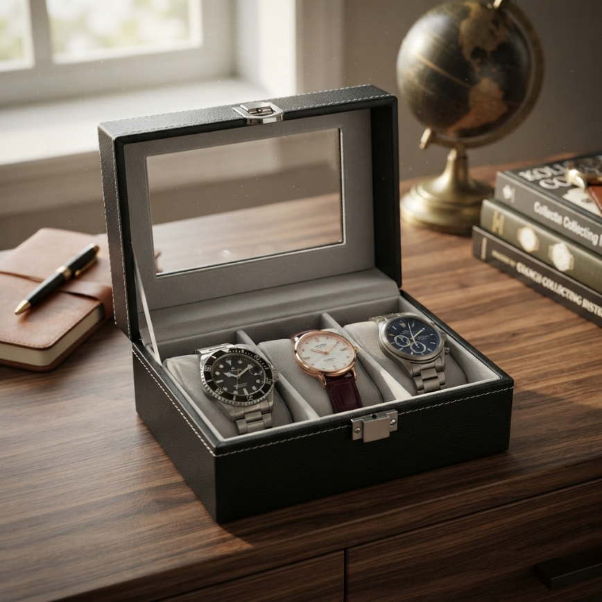 Boîte à Montres 3 Montres – Coteau
