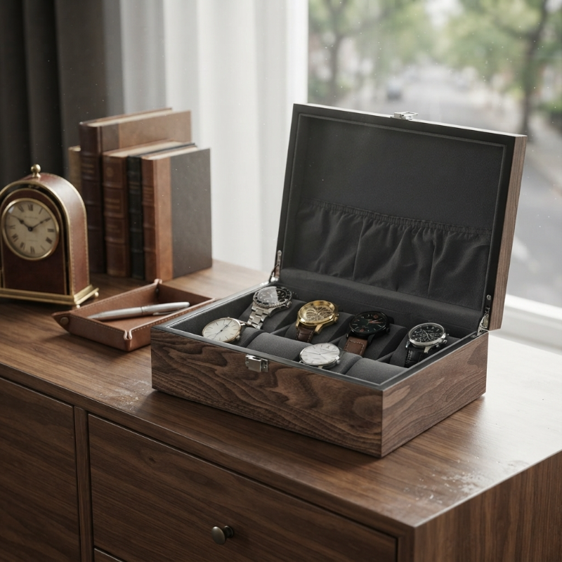 Boîte à Montres 8 Montres – Garde du Temps