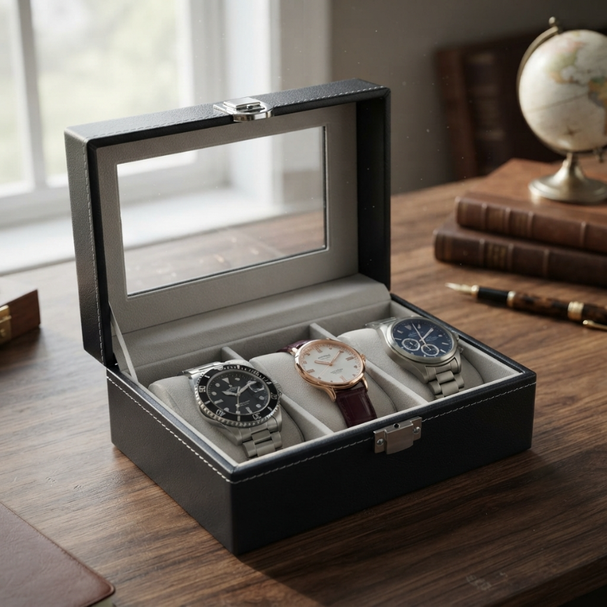 Boîte à Montres 3 Montres – Coteau
