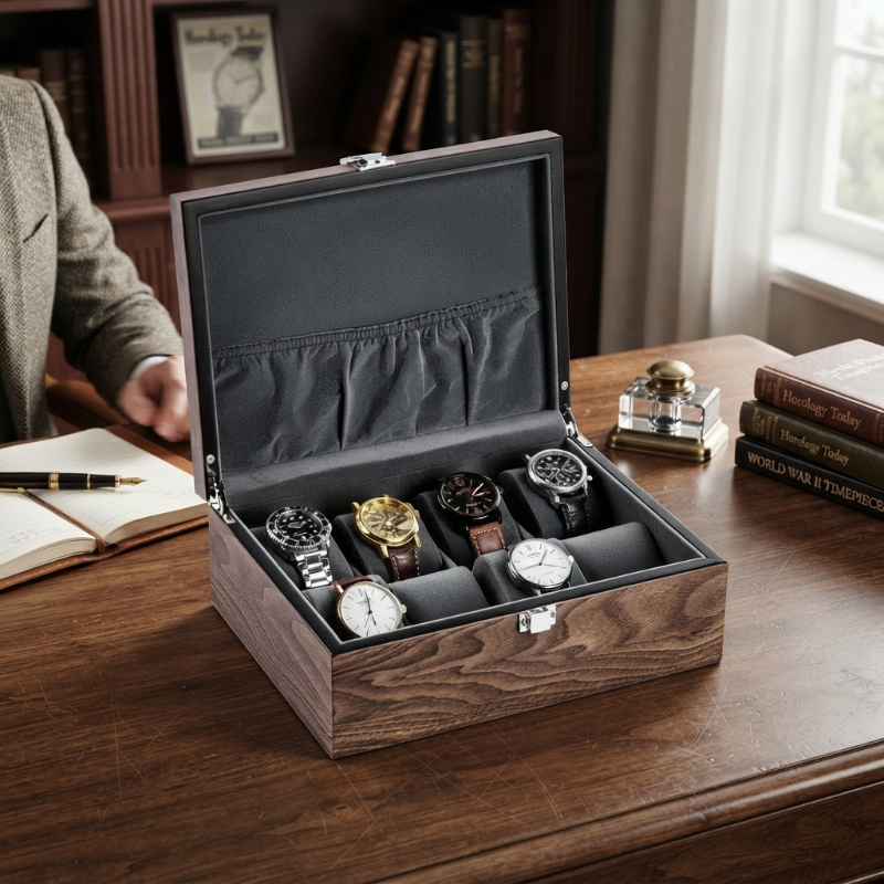 Boîte à Montres 8 Montres – Garde du Temps