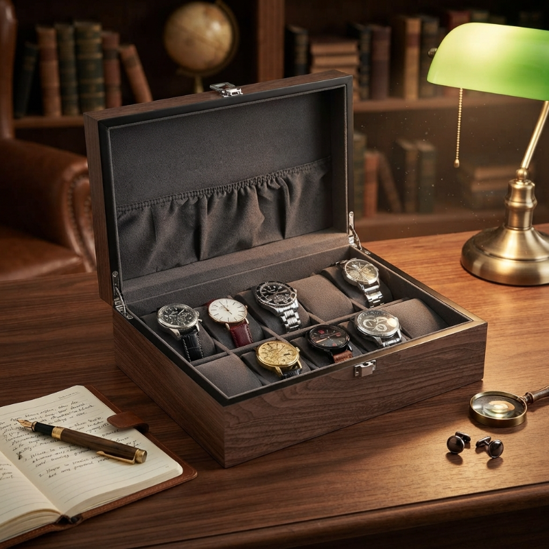 Boîte à Montres 8 Montres – Garde du Temps