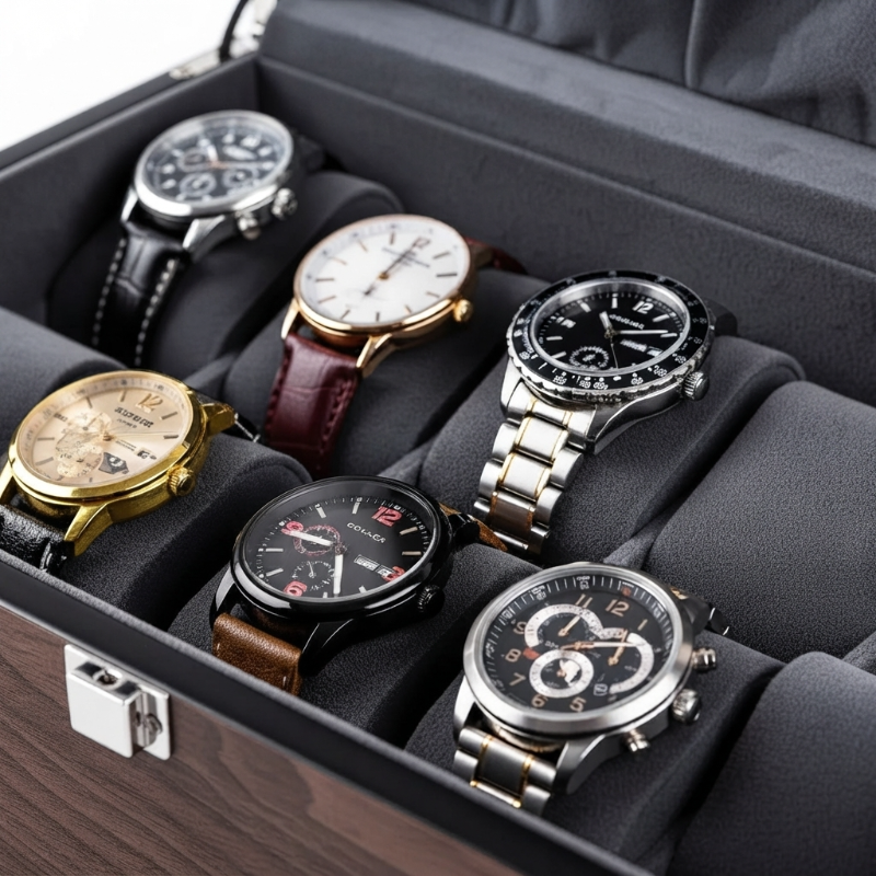 Boîte à Montres 8 Montres – Garde du Temps