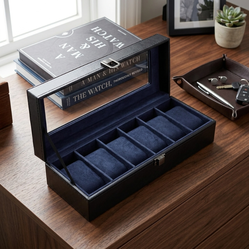 Boîte à Montres 6 Montres – Sanctuaire Horloger