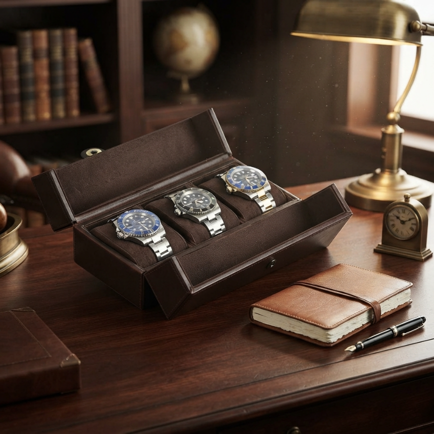 Boîte à Montres 3 Montres – Escapade