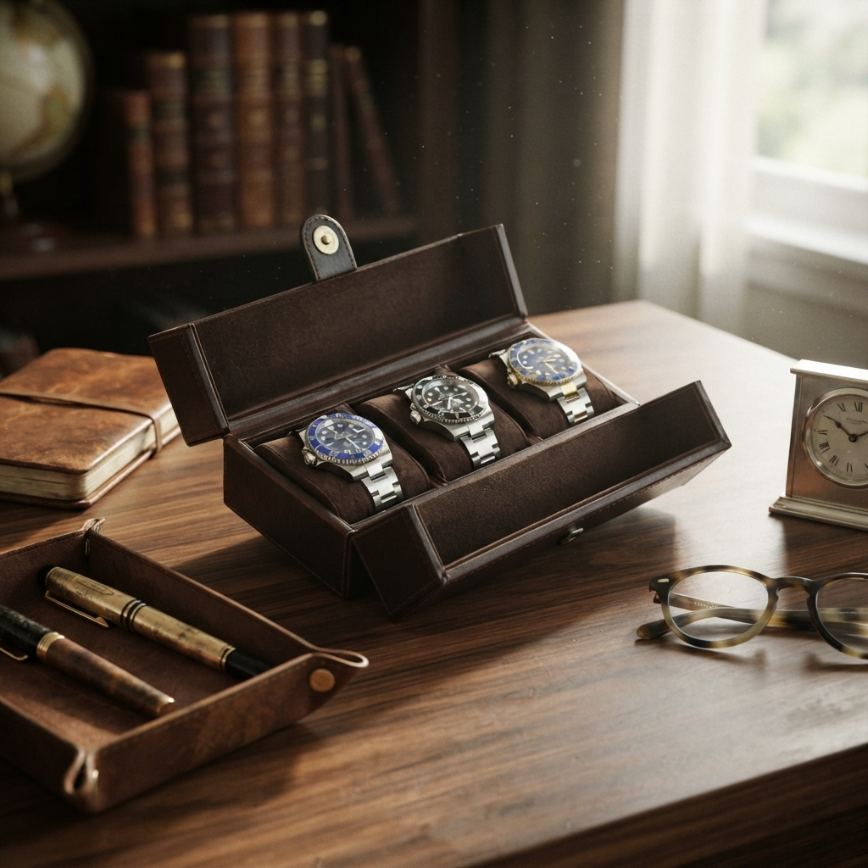 Boîte à Montres 3 Montres – Escapade