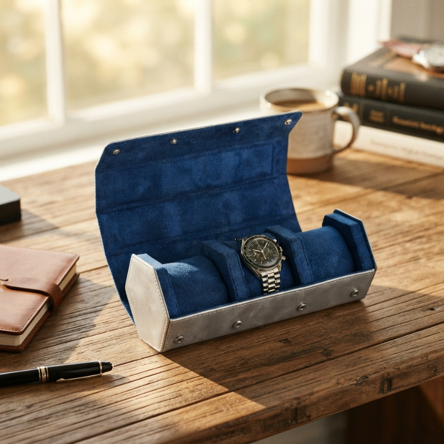 Étui à Montres 3 Montres – Compagnon de Route