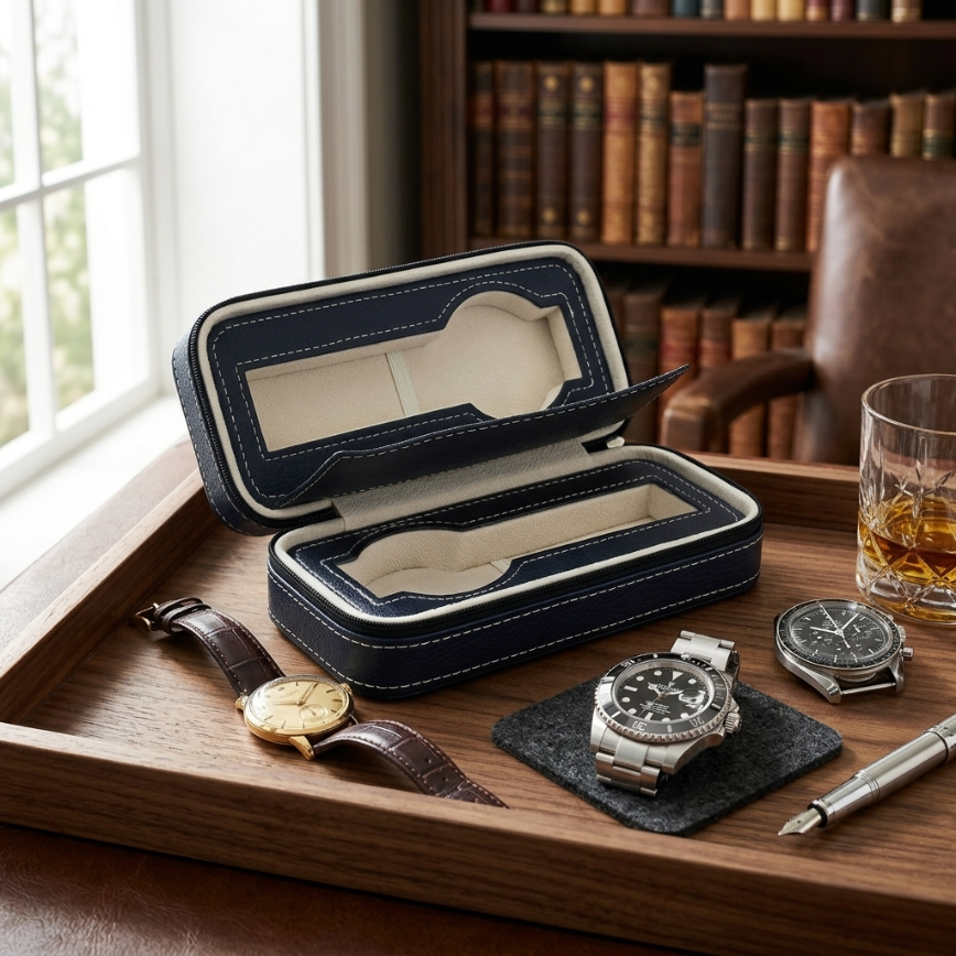 Étui à Montres 2 Montres – Nomade