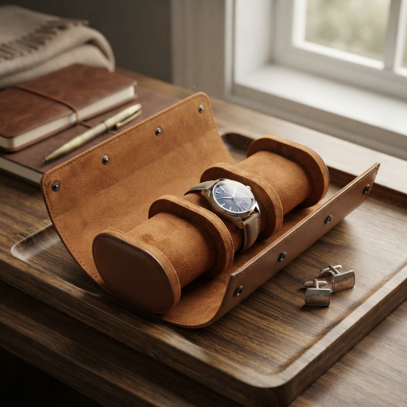 Étui à Montres 3 Montres – Halte Dorée