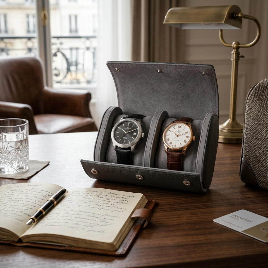 Étui à Montres 2 Montres – Embarquement