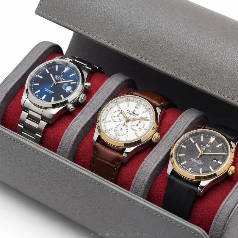 Étui à Montres 3 Montres – Voyageur