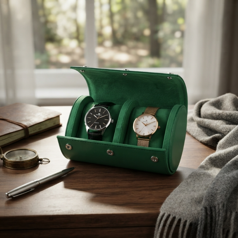 Étui à Montres 2 Montres – Aventurier Discret
