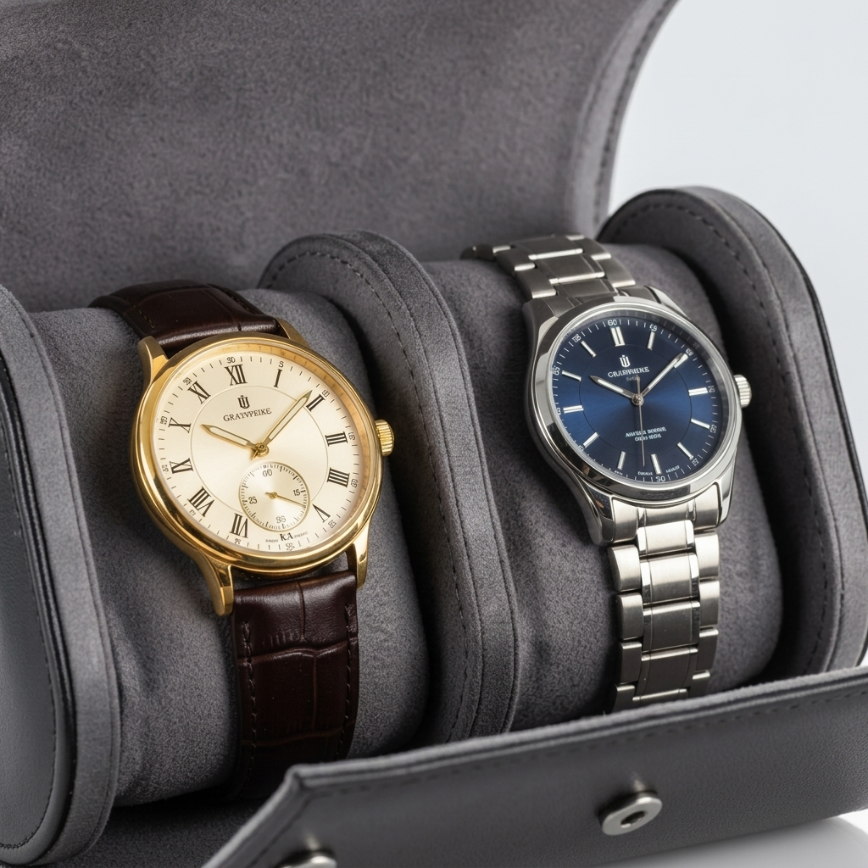 Étui à Montres 2 Montres – Embarquement