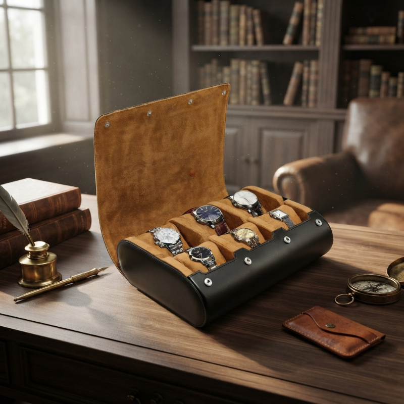 Étui à Montres 6 Montres – Vagabond Noble