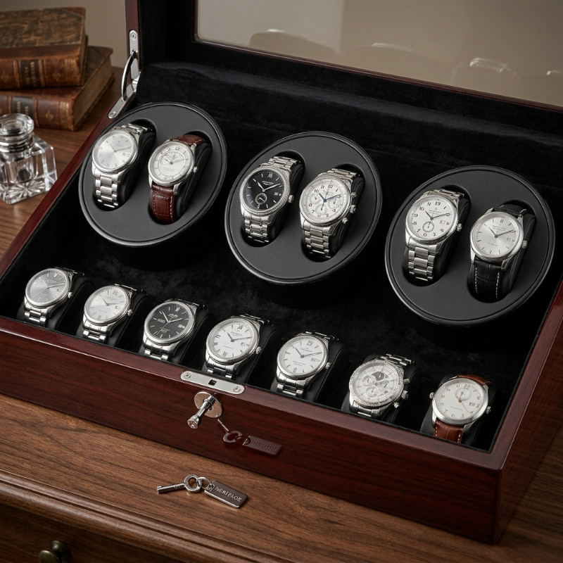 Remontoir Automatique 6 Montres – Rotation Noble