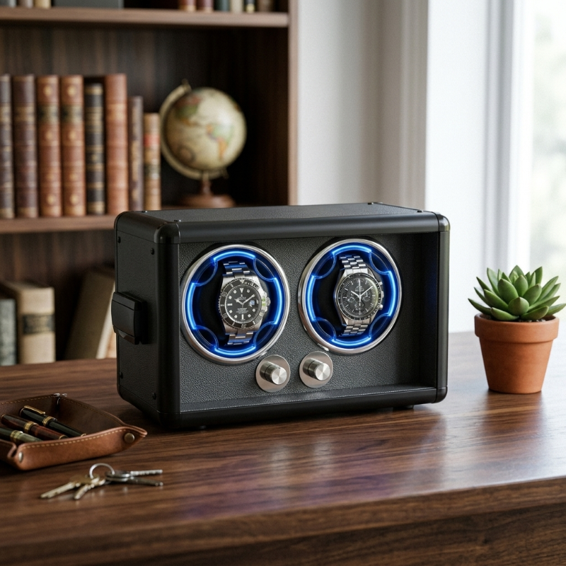 Remontoir Automatique 2 Montres – Assiduité