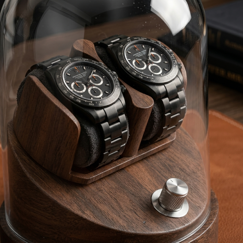 Remontoir Automatique 2 Montres – Aimant Doux