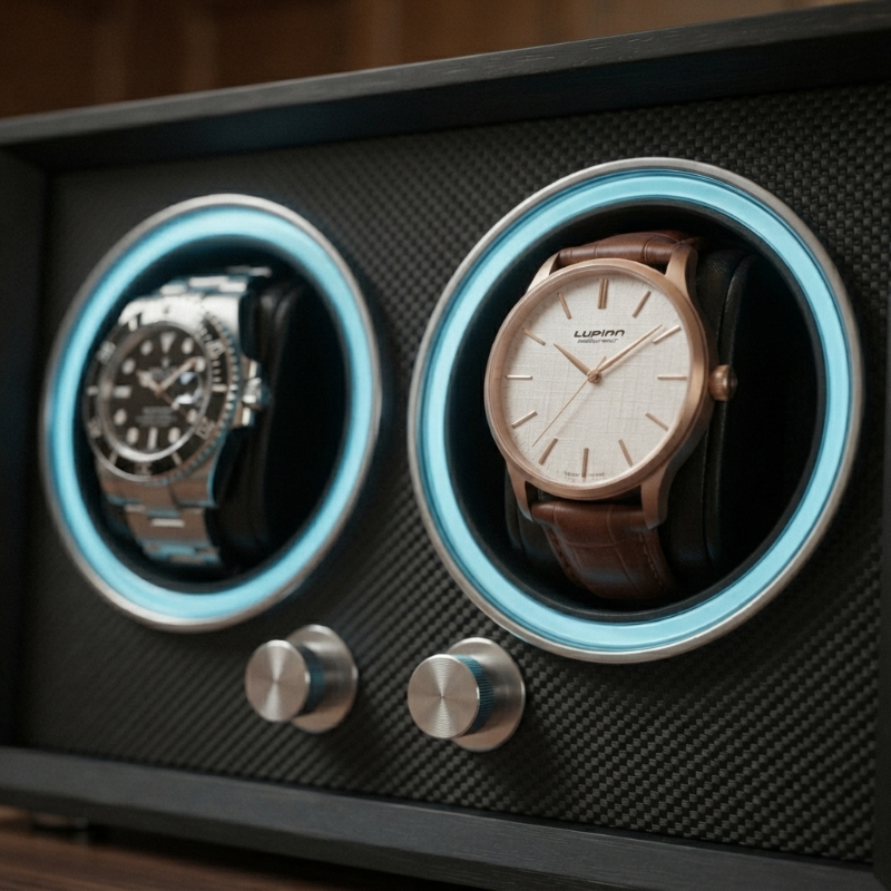 Remontoir Automatique 2 Montres – Spiral d'Acier
