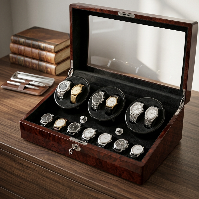 Remontoir Automatique 6 Montres – Rotation Noble