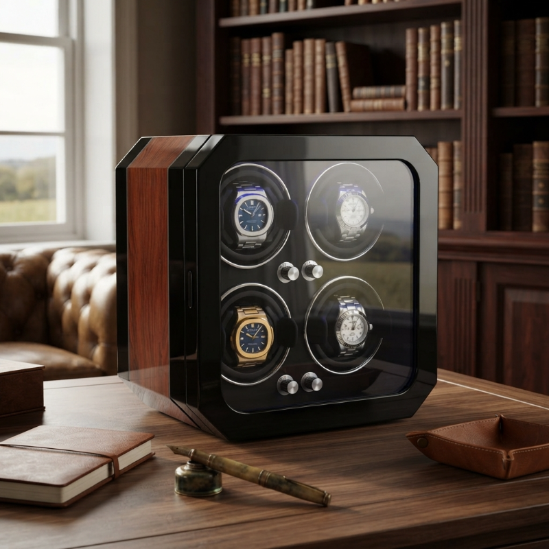 Remontoir Automatique 4 Montres – Vortex Discret