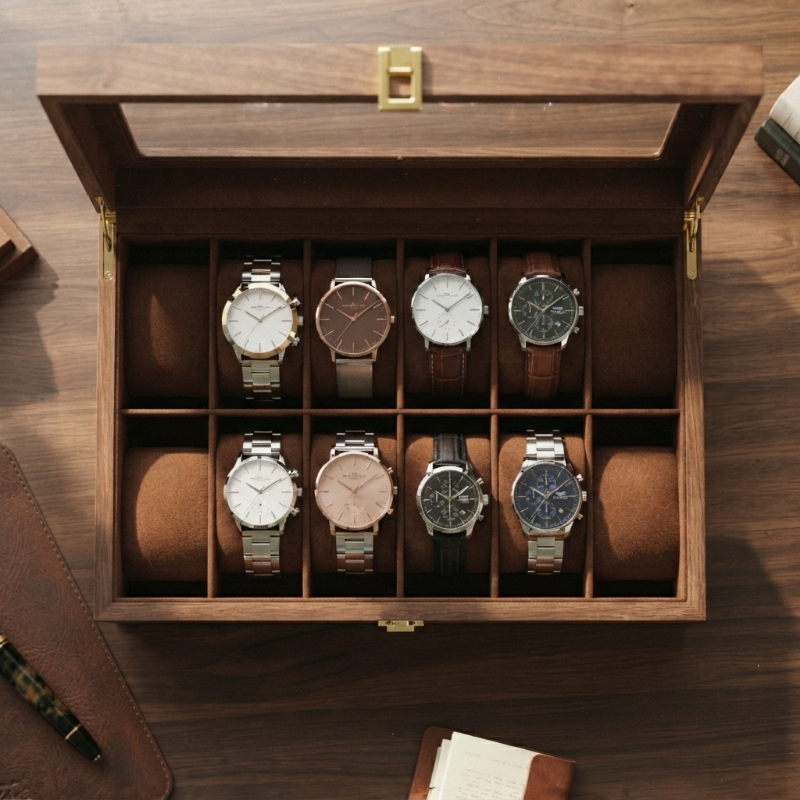 Boîte à Montres 12 Montres – Argentée