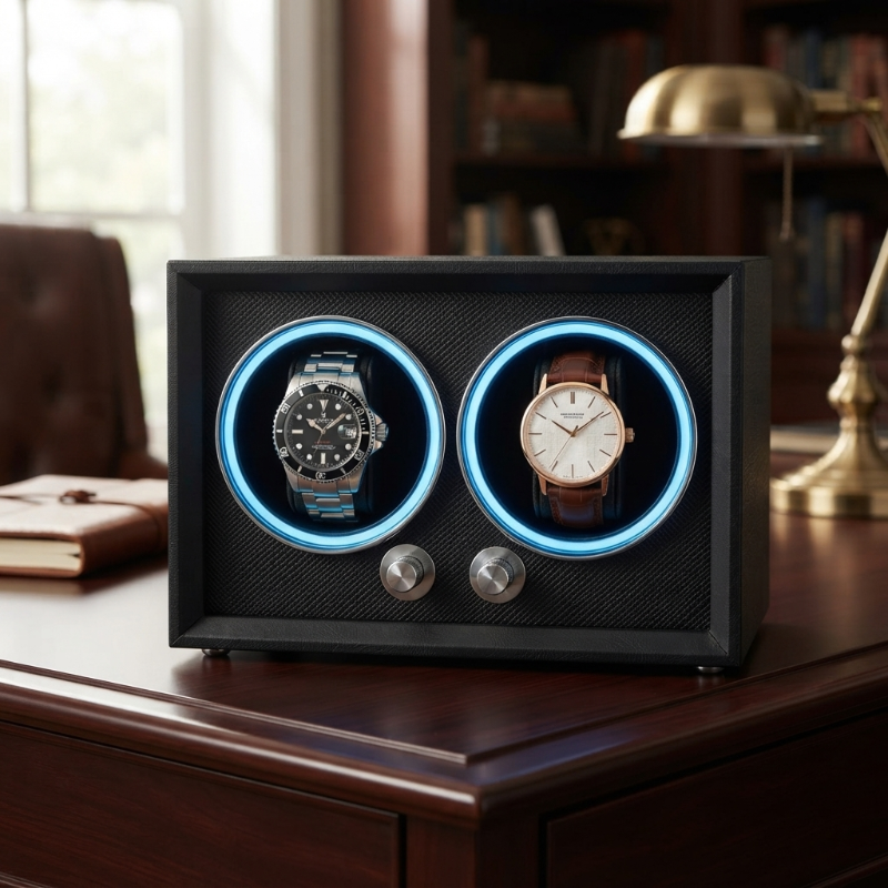 Remontoir Automatique 2 Montres – Spiral d'Acier